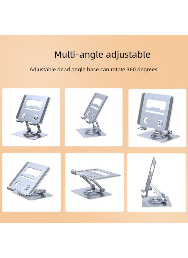Generic - 360 Rotatable Tablet Stand Support Frame For Painting Online Classes Specialized For Pubg Ipad Desktop Holder-Color:P63 [silver] Fixed-Applicable Dimensions:Use Of Equipment Within 12.9 Inches - Image 1