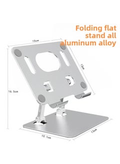 360 Rotatable Tablet Stand Support Frame For Painting Online Classes Specialized For Pubg Ipad Desktop Holder-Color:P63 [silver] Fixed-Applicable Dimensions:Use Of Equipment Within 12.9 Inches