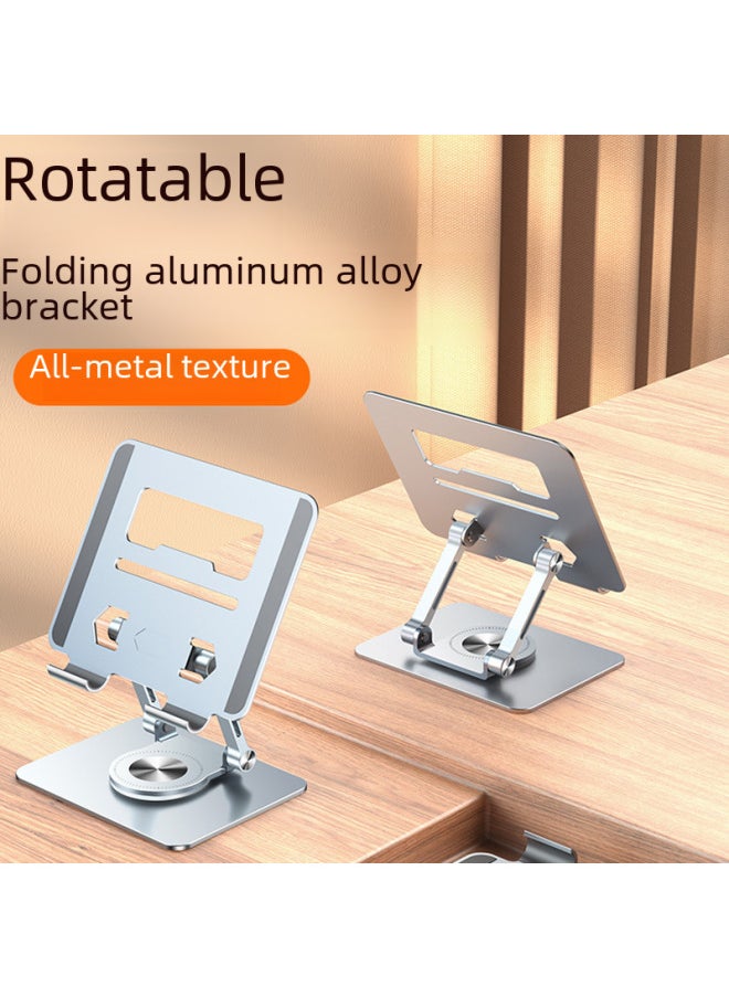 Generic - 360 Rotatable Tablet Stand Support Frame For Painting Online Classes Specialized For Pubg Ipad Desktop Holder-Color:P63 [silver] Fixed-Applicable Dimensions:Use Of Equipment Within 12.9 Inches - Image 1