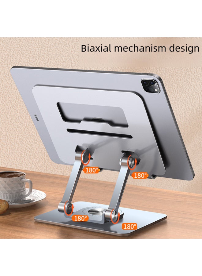 Generic - 360 Rotatable Tablet Stand Support Frame For Painting Online Classes Specialized For Pubg Ipad Desktop Holder-Color:P63 [silver] Fixed-Applicable Dimensions:Use Of Equipment Within 12.9 Inches - Image 1