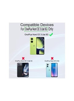 Ibywind Screen Protector For Oneplus Nord Ce 3 Lite 5G 6.72 Inches With 2 Pcs Tempered Glass 1Pc Camera Lens Protector 1Pc Backing Carbon Fiber Film Fingerprint Reader Easy To Install  - Image 2