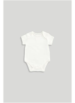 mothercare Mint Short-Sleeved Bodysuits - 5 Pack  - Image 4
