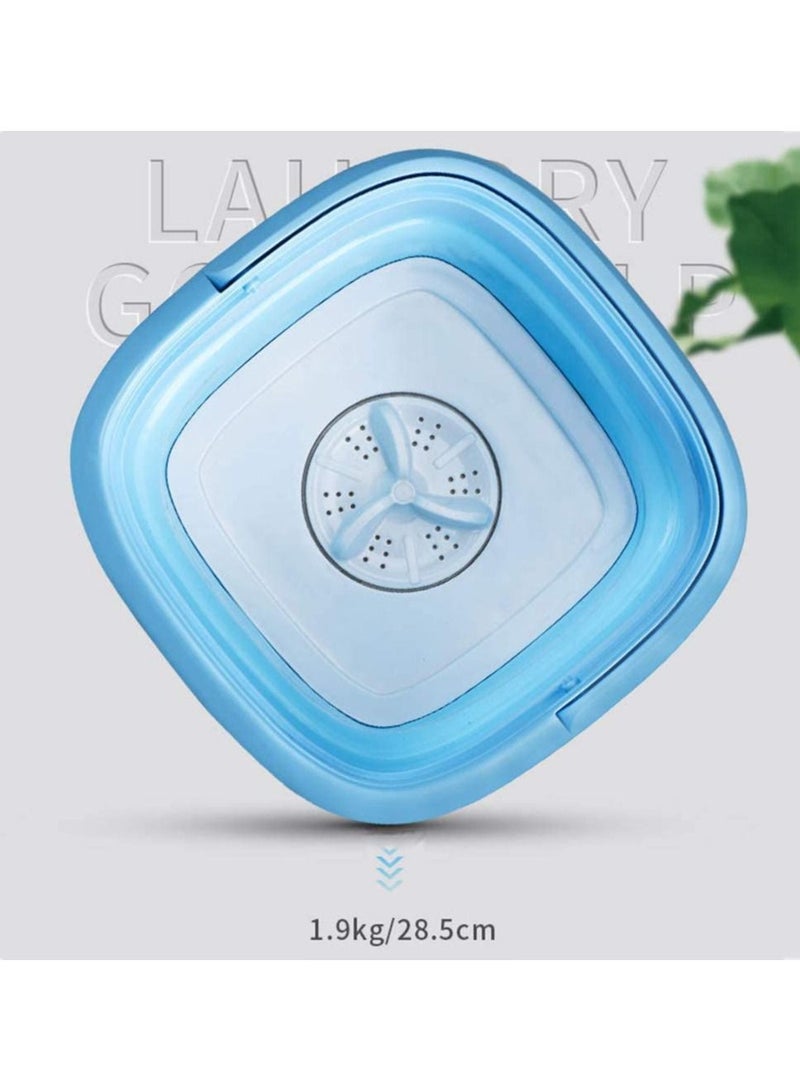 DubaiGallery Portable Washing Machine, Mini Washer, Small Foldable Washing Machine for Underwear, Socks, Baby Clothes, Towels, Delicates - Image 3