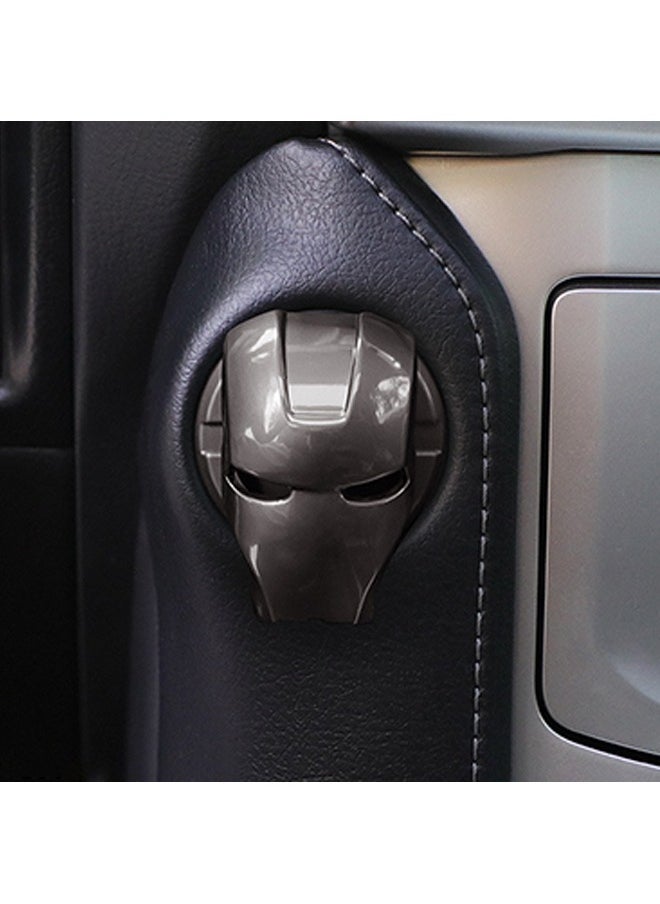 Generic - Car Engine Start Stop Button Cover, Decorative Ring Push Start Button Ignition Protective Cover, Universal Button Anti Scratch Zinc Alloy Decorative Stickers for Automotive (Black) - Image 1