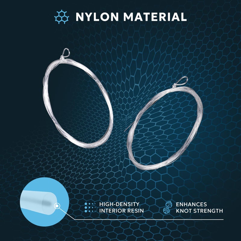 SF 6PCS Pre Tied Loop Fly Tapered Leader Nylon Fly Fishing Trout Leader Line 7.5FT-3X - Image 5