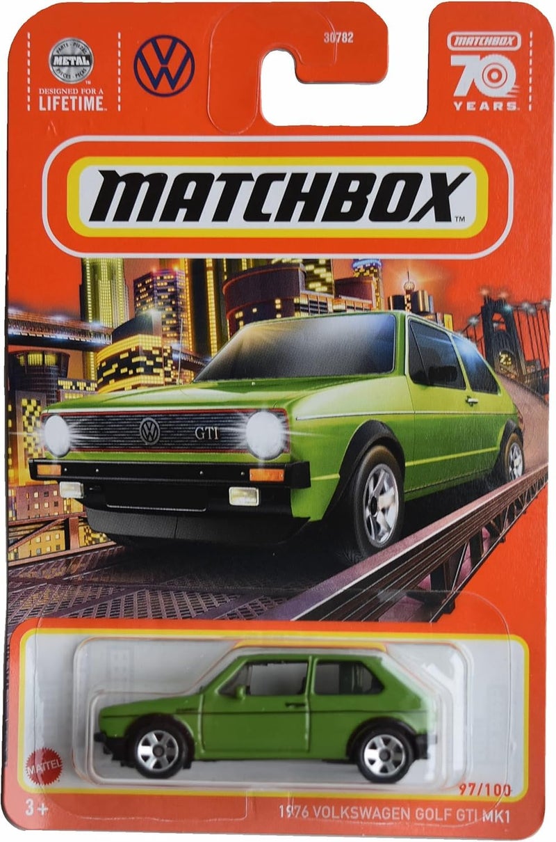 MATCHBOX ماتش بوكس 1976 فولكس فاجن جولف جي تي آي MK1، أخضر 97/100 - Image 3