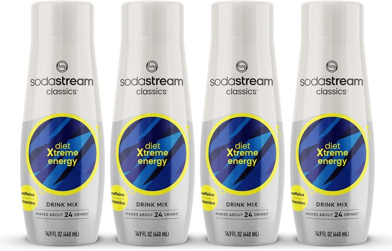 SodaStream سودا ستريم دايت إكستريم مشروب الطاقة مزيج 4 عبوات - Image 1
