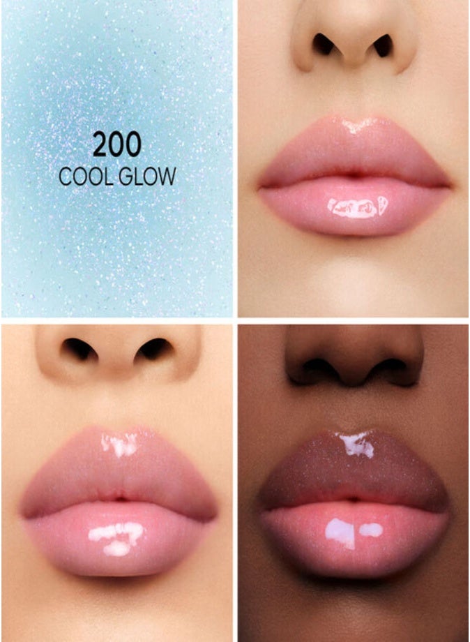 غيرلان زيت الشفاه Guerlain KissKiss Bee Glow Plump (سعة 9.5 مل) – درجة 200 Cool Glow: ملمع شفاه مرطب ومُكثِّف غني بفوائد العسل. - Image 2