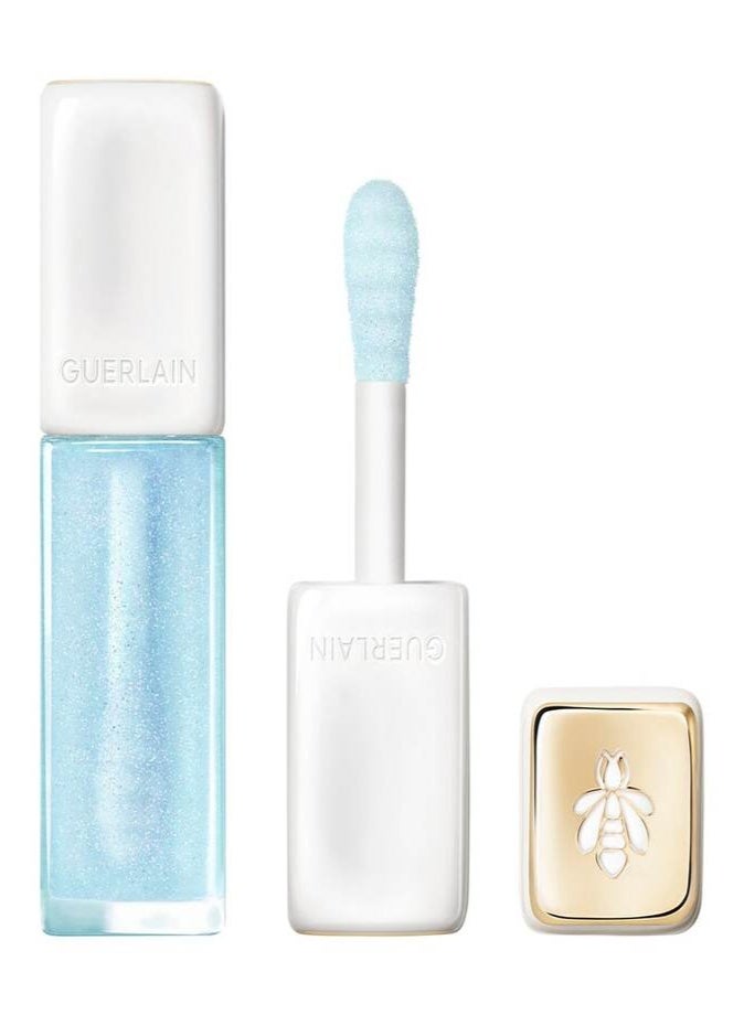 غيرلان زيت الشفاه Guerlain KissKiss Bee Glow Plump (سعة 9.5 مل) – درجة 200 Cool Glow: ملمع شفاه مرطب ومُكثِّف غني بفوائد العسل. - Image 1