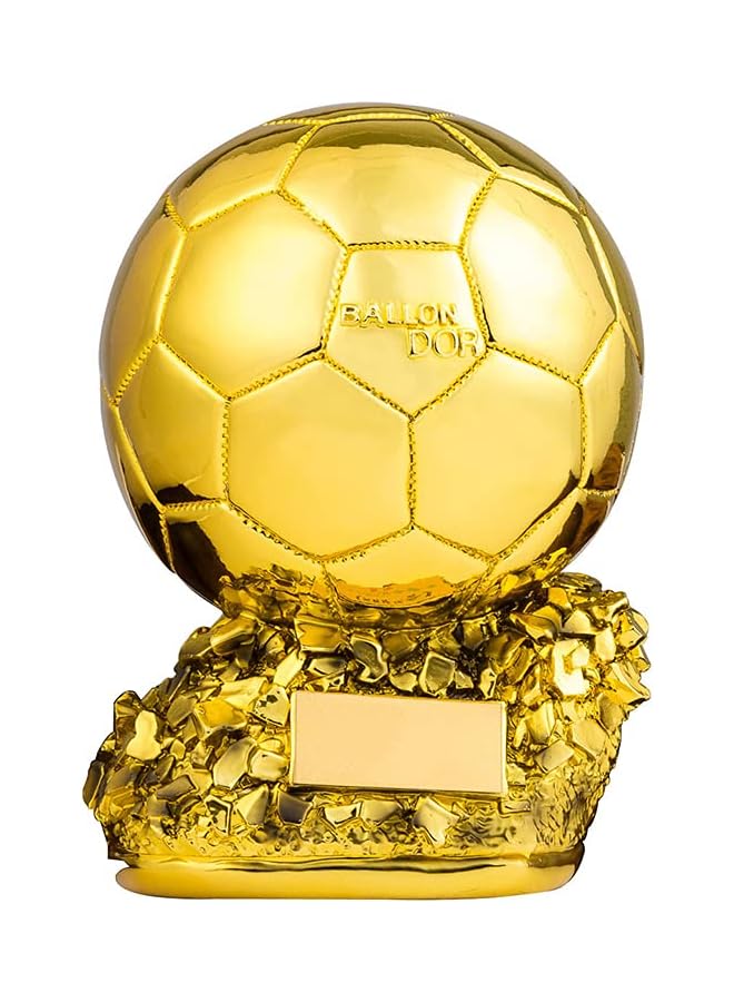 PROMASS New Ballon d'Or Trophy Football Golden Ball Award Trofei Calcio World's Best Player MVP Soccer Fans Craft Souvenir Home Decor