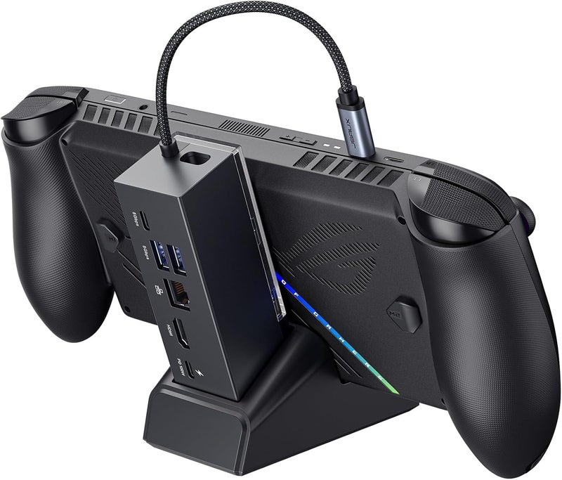JSAUX 6-in-1 Docking Station for ROG Xbox Ally X/Steam Deck/Legion Go with HDMI 4K@120Hz and 100W Charging - Image 1