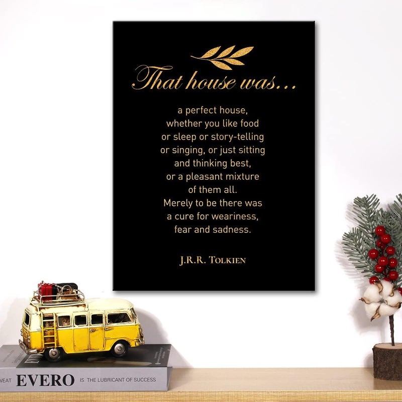 JerLoe Inspirational J.R.R. Tolkien Quote Canvas Wall Art - Image 5