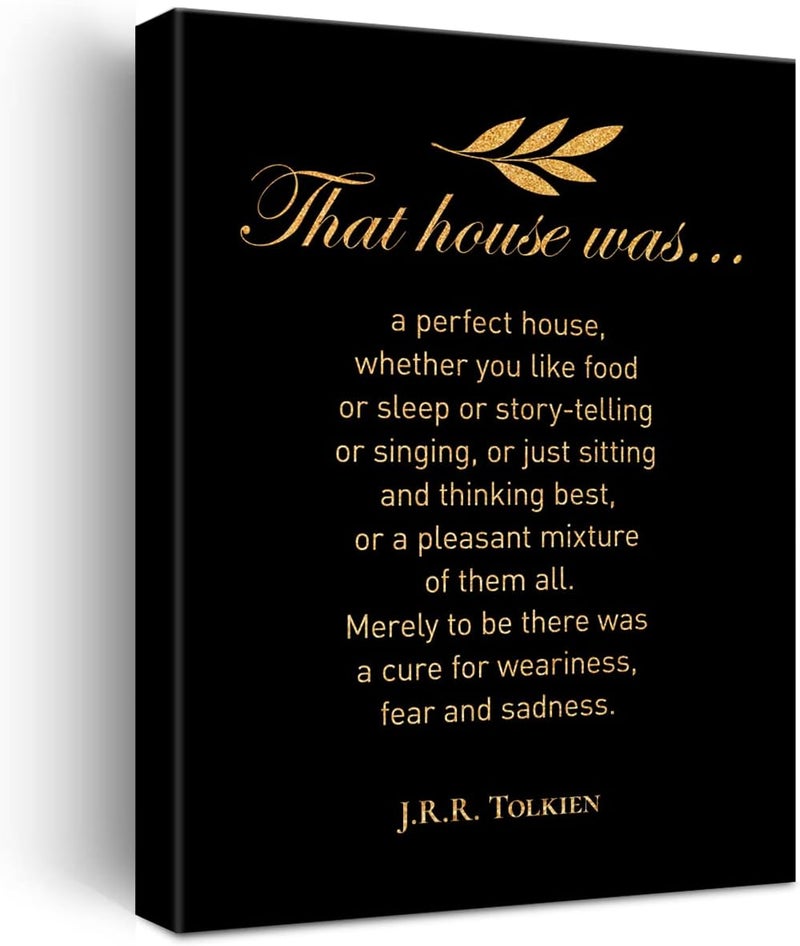JerLoe Inspirational J.R.R. Tolkien Quote Canvas Wall Art - Image 1