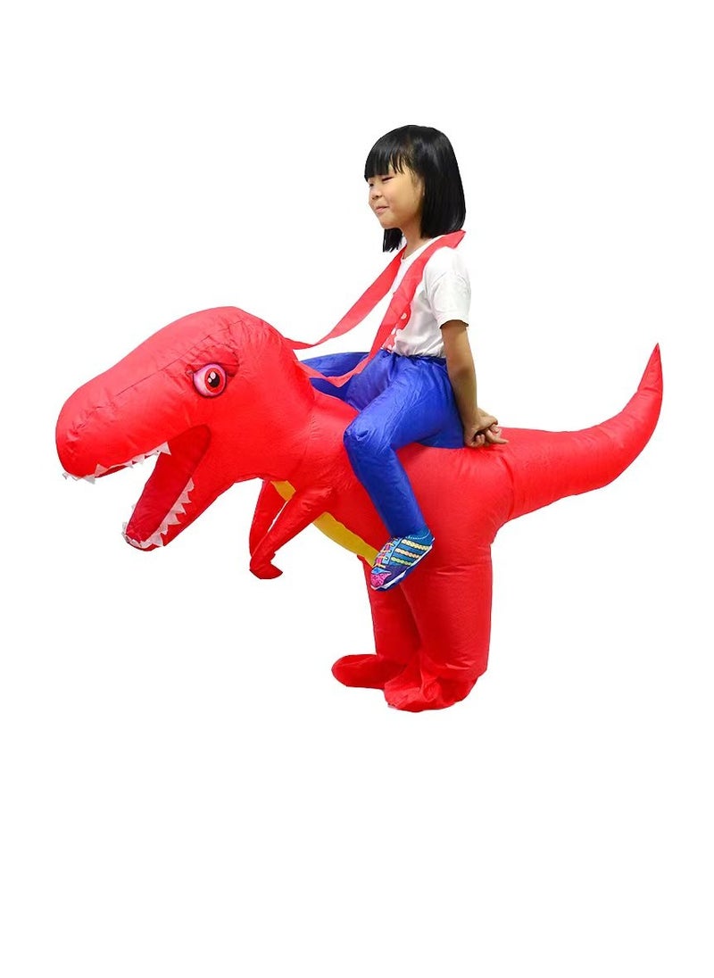 Andrew Inflatable Dinosaur Suit for Kids - Red