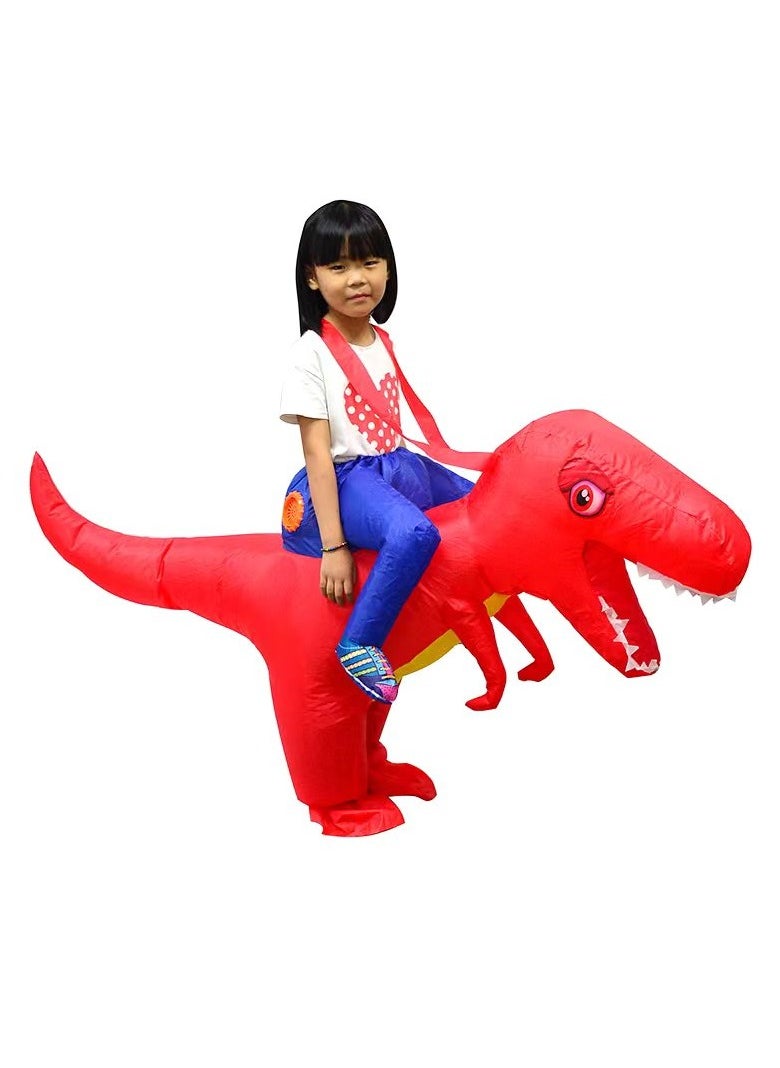 Andrew Inflatable Dinosaur Suit for Kids - Red