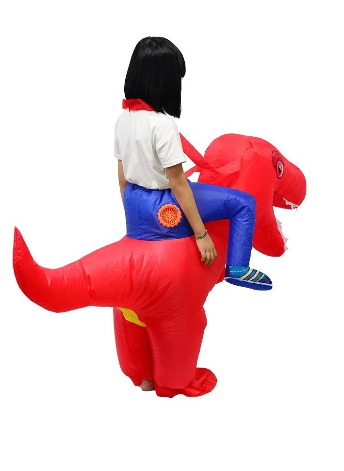 Andrew Inflatable Dinosaur Suit for Kids - Red