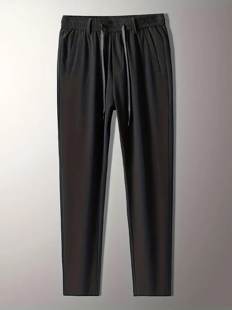 Lymio Men's Regular Fit Causal Trouser || Pant for Men || Trouser for Men (TR-20-M) Black - Image 4