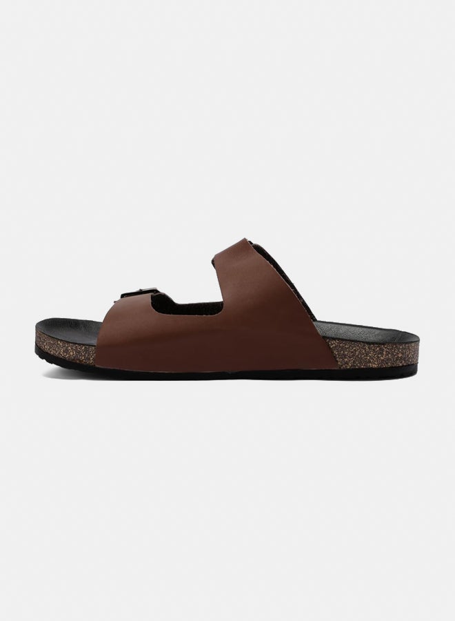 Stylish and comfortable men's slippers made of natural leather - non-slip medical sole - available in various colors and sizes  - Image 5