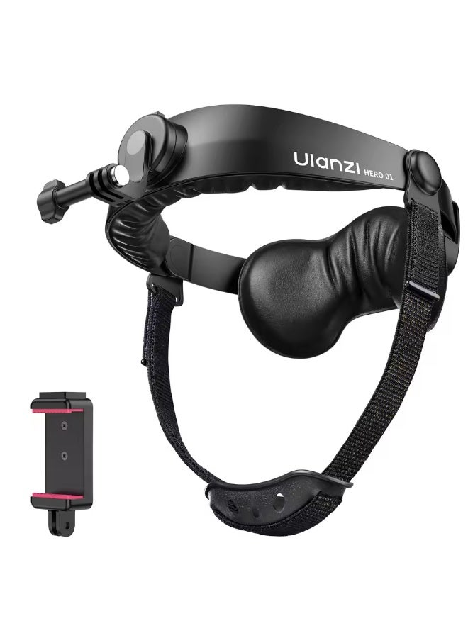 أولانزي Ulanzi Hero 01 Head Strap Mount For Action Camera 360° adjustment