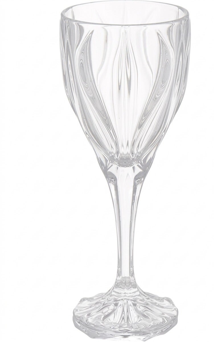 Serve your drinks in style with this 3-piece clear glass set, a modern design that adds a touch of luxury to any table. - Image 2