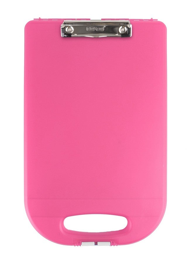 Dexas Clipcase 2 Storage Clipboard With Rounded Handle Pink
