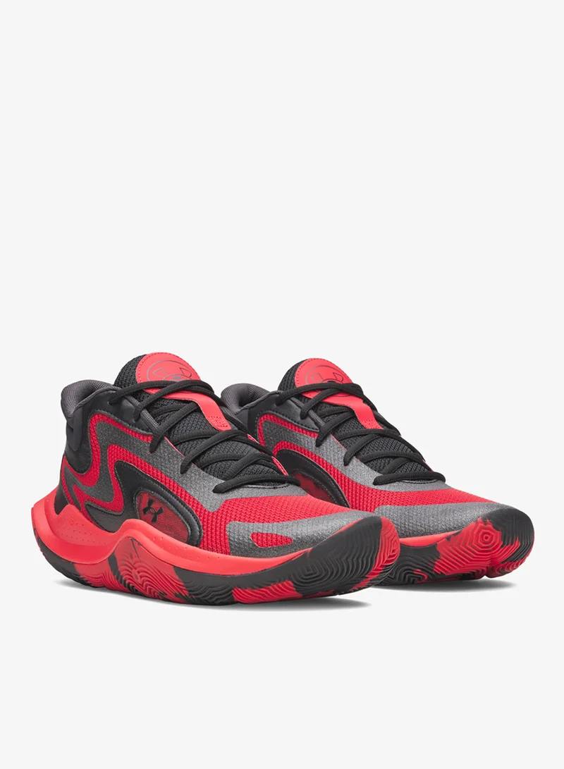 Under Armour Red / Metallic Black / Black Jet '25 for Men | Best Price UAE