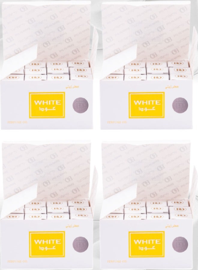 بانافع 48 قطع عطر وايت عود زيتي 3 مل - Image 1