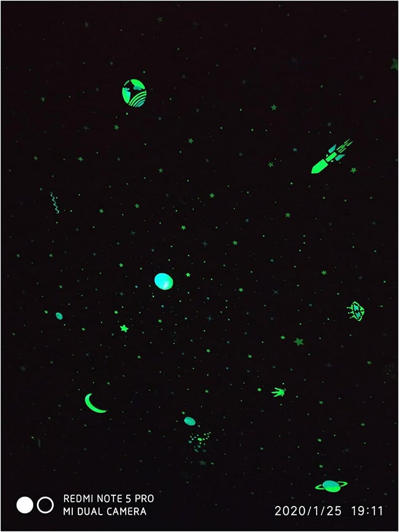 JASH Glow in The Dark Paint Powder Yellowgreen 100g Pack - Image 5