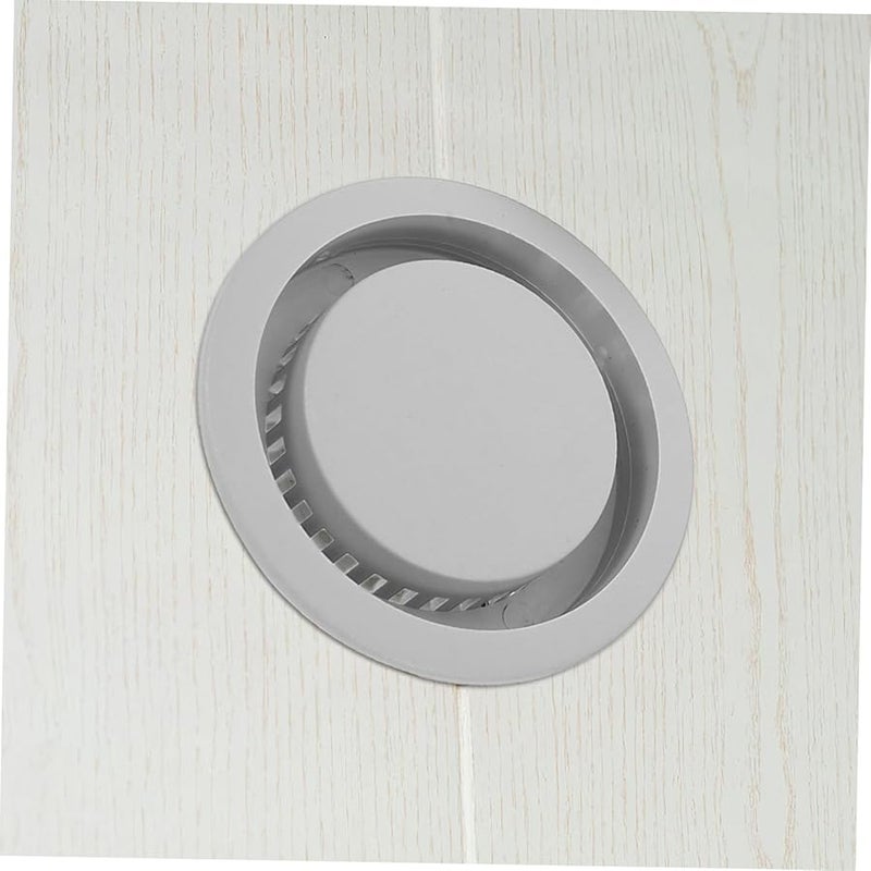 5Pcs White Cabinet Vent Cover Mesh Design Ventilation Hole Plugs for Wardrobe Shoe Box Kitchen Office Decorative - Image 5