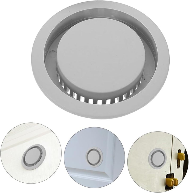 5Pcs White Cabinet Vent Cover Mesh Design Ventilation Hole Plugs for Wardrobe Shoe Box Kitchen Office Decorative - Image 4