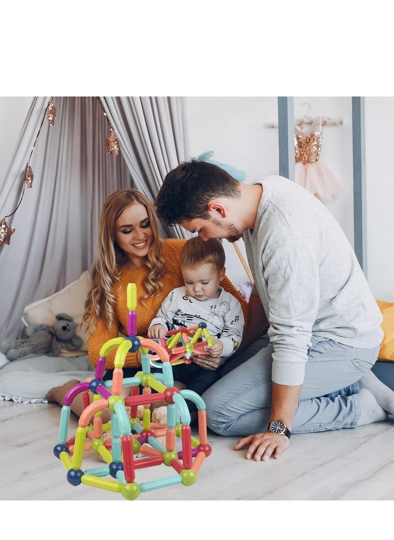TOYS-EGYPT Magnetic Sticks, Balls and Bars Set, Building Blocks, Sticks and Stacking Educational Toys for Kids Boys Girls 25 Pieces (Magnet Box)  - Image 3