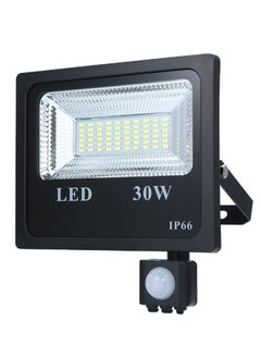 Generic Pir Motion Sensor Flood Spot Light Black 