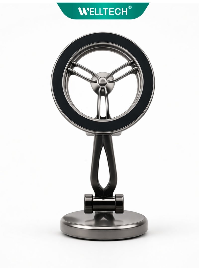 WELLTECH Magnetic Car Phone Holder Dashboard Mount 360 Rotation Strong Magnet Mobile Holder for Car Universal Smartphone Mount WELLTECH HOL776 - Image 1