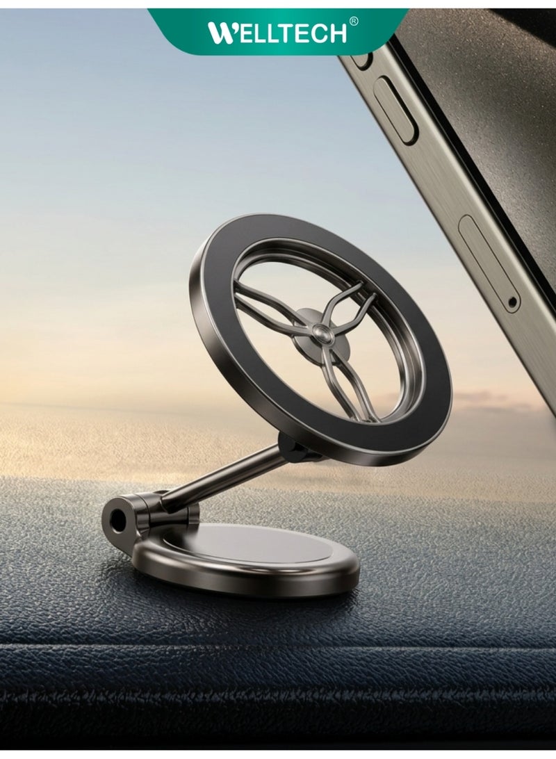 WELLTECH Magnetic Car Phone Holder Dashboard Mount 360 Rotation Strong Magnet Mobile Holder for Car Universal Smartphone Mount WELLTECH HOL776 - Image 3