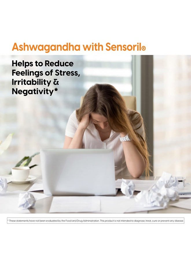 Doctor's BEST Doctor's Best Ashwagandha with Sensoril, Ayurvedic Herb, Standardized Withania somnifera Extract, Clinically Proven to Support Mental Focus, Cardiovascular Health & Healthy Energy, 125mg, 60 Count  - Image 2