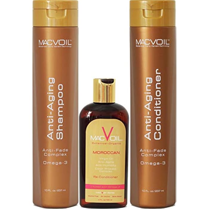 Macvoil - Anti-Aging Rejuvenating Color Enhancing Hair Kit - 3 Piece(s - Image 1