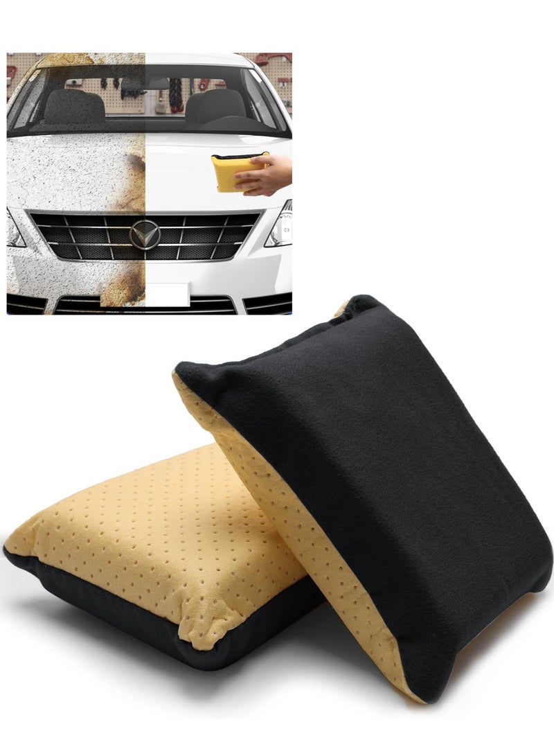 2PCS Window Defogger Sponge, Absorbent Window Glass Defogger Car Windshield Cleaner for Auto Cleaning - Image 1