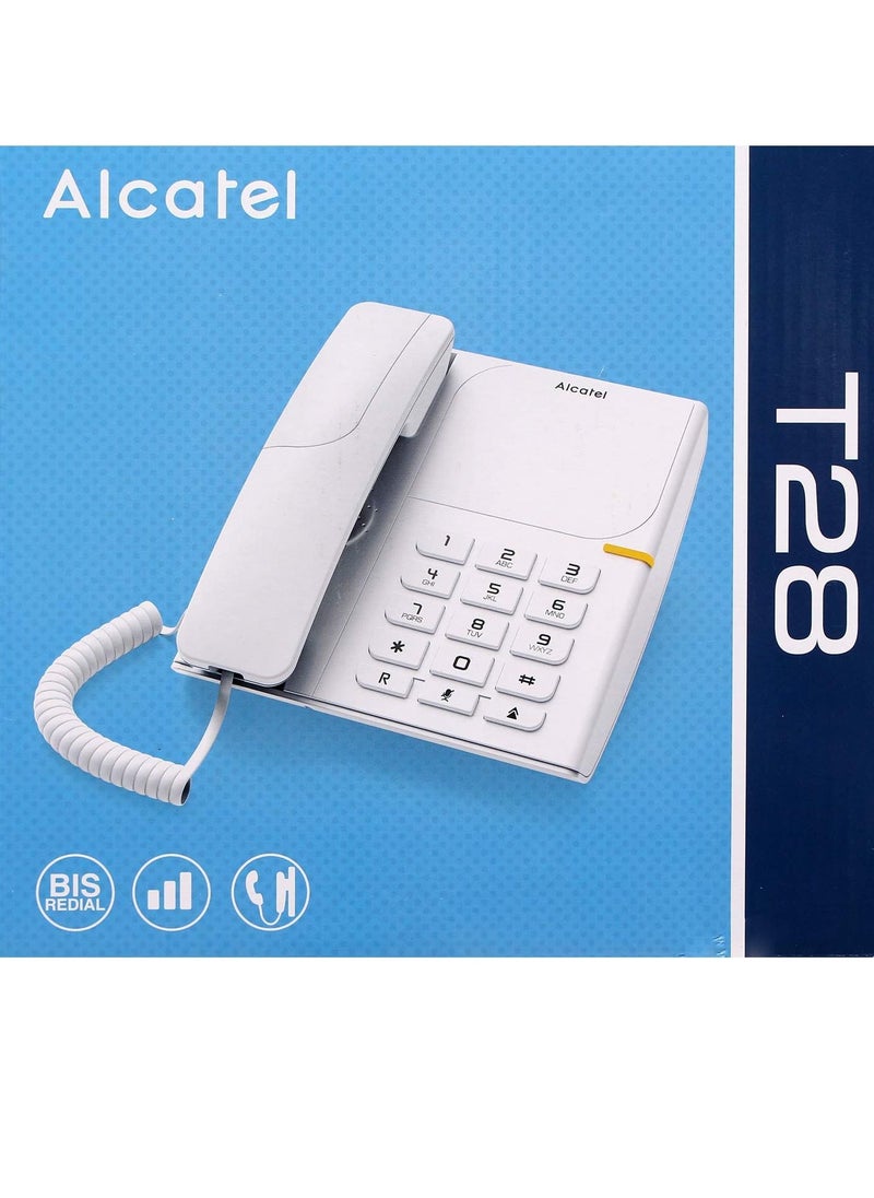Alcatel Wired Home Phone T28 , White  - Image 2