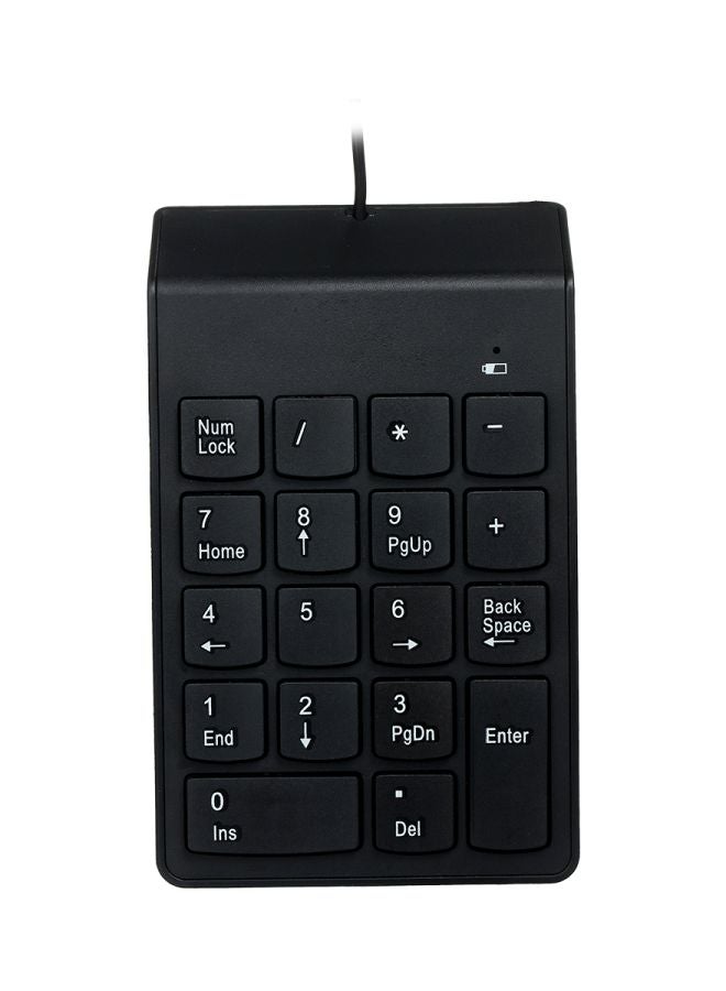 لوحة مفاتيح رقمية سلكية بوصلة USB أسود - Image 1