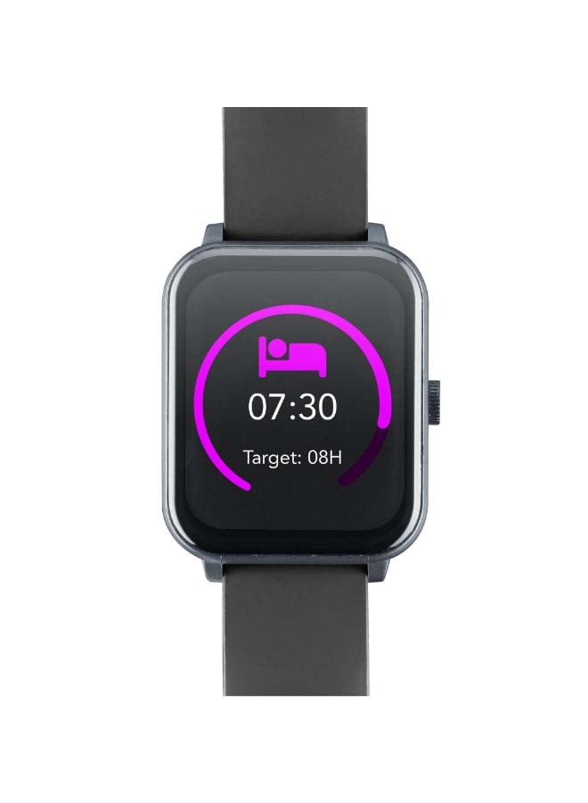 Cellularline Square BT Smart Watch 46MM Black - Image 1