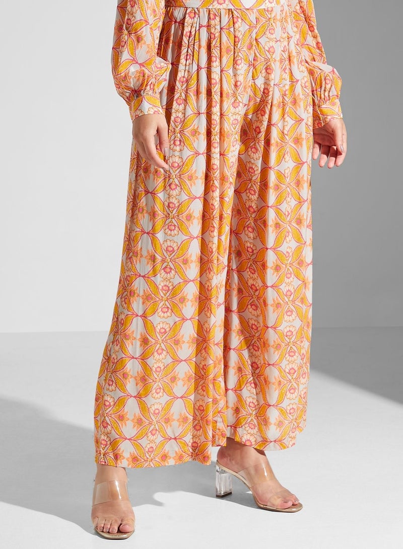 ريتو كومار طقم مطبع (كورتي قصير+ بنطال) - Image 4