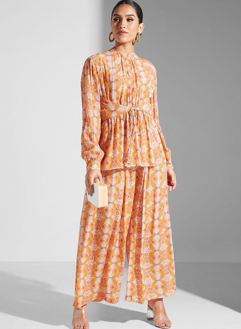 ريتو كومار طقم مطبع (كورتي قصير+ بنطال) - Image 5