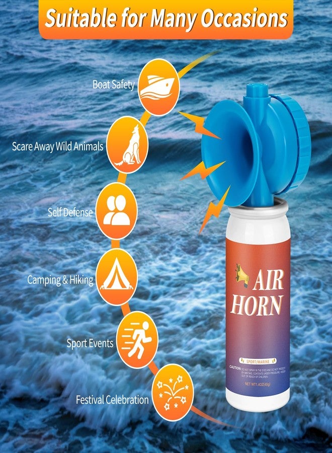 WITOROR Air Horns for Safety Loud Marine, Air Horns Can 1.4oz Mini Small Handheld for Boat Sporting Events Emergency Use Camping Hiking Outdoor, 1 Pack - Image 5