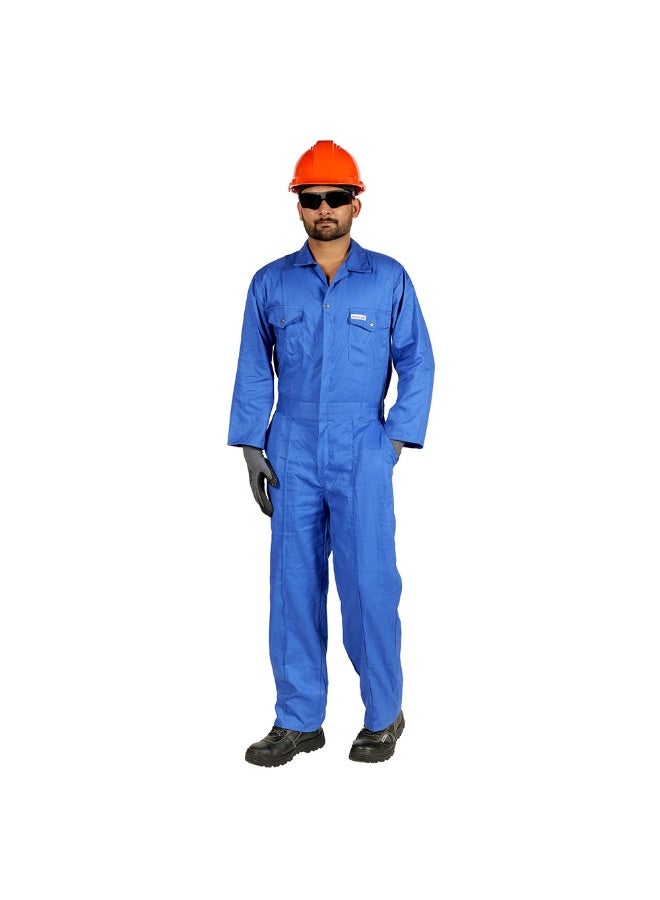 Vaultex W100 200GSM Cotton Coverall, Royal Blue, 2XL - Image 1