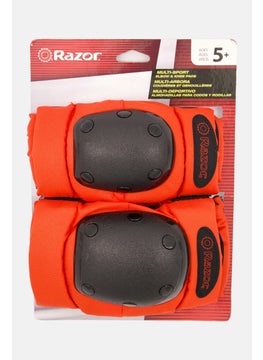 Razor Kids Boy Multi Sport Elbow And Knee Pads, Red  - Image 1