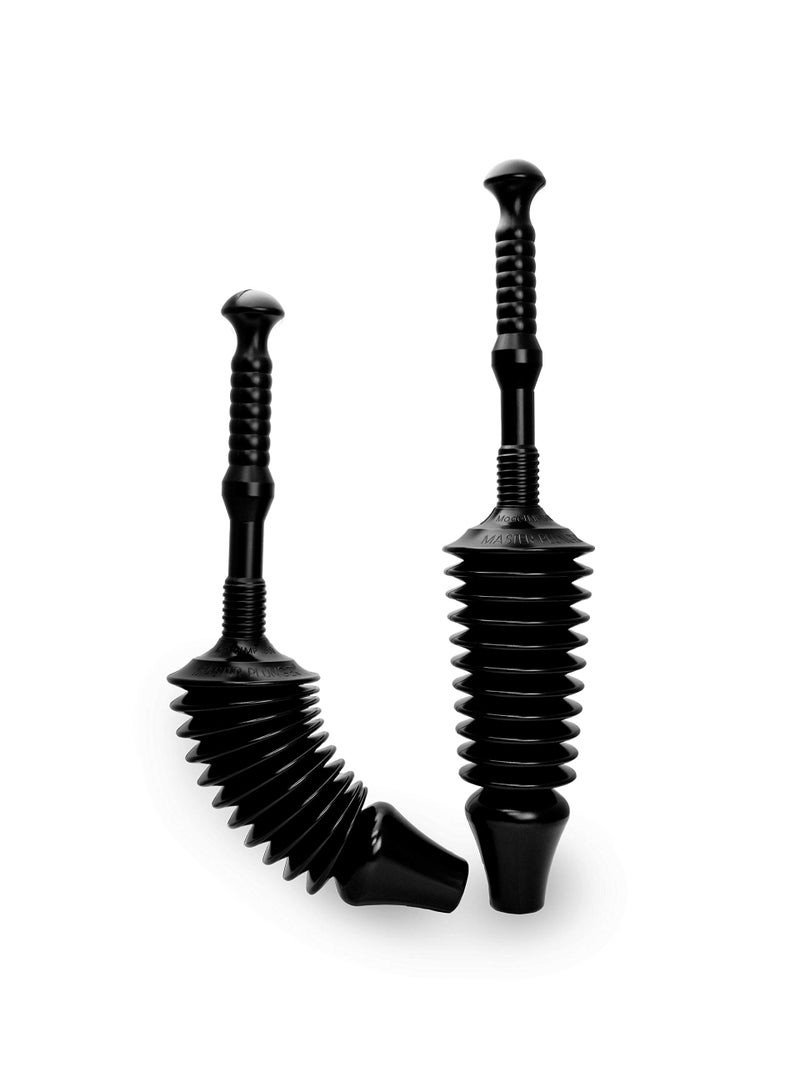 Master Plunger MP1600-TB 1.6 Gallon Low Flush Toilet Plunger with Funnel Nose Design. Tall Bucket included, Black - Image 4