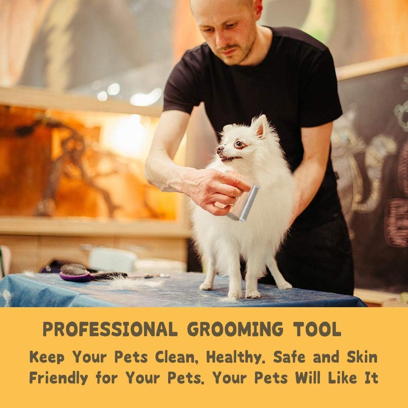 Highland Farms Select Deshedding Grooming Tool for Dogs, Cats & Horses, Ergonomic Design Wood Groom Brush, Professional Pet Groomer, Painlessly Remove for Short & Long Hair, Fur & Dirt - 2.5 Inches - Image 5
