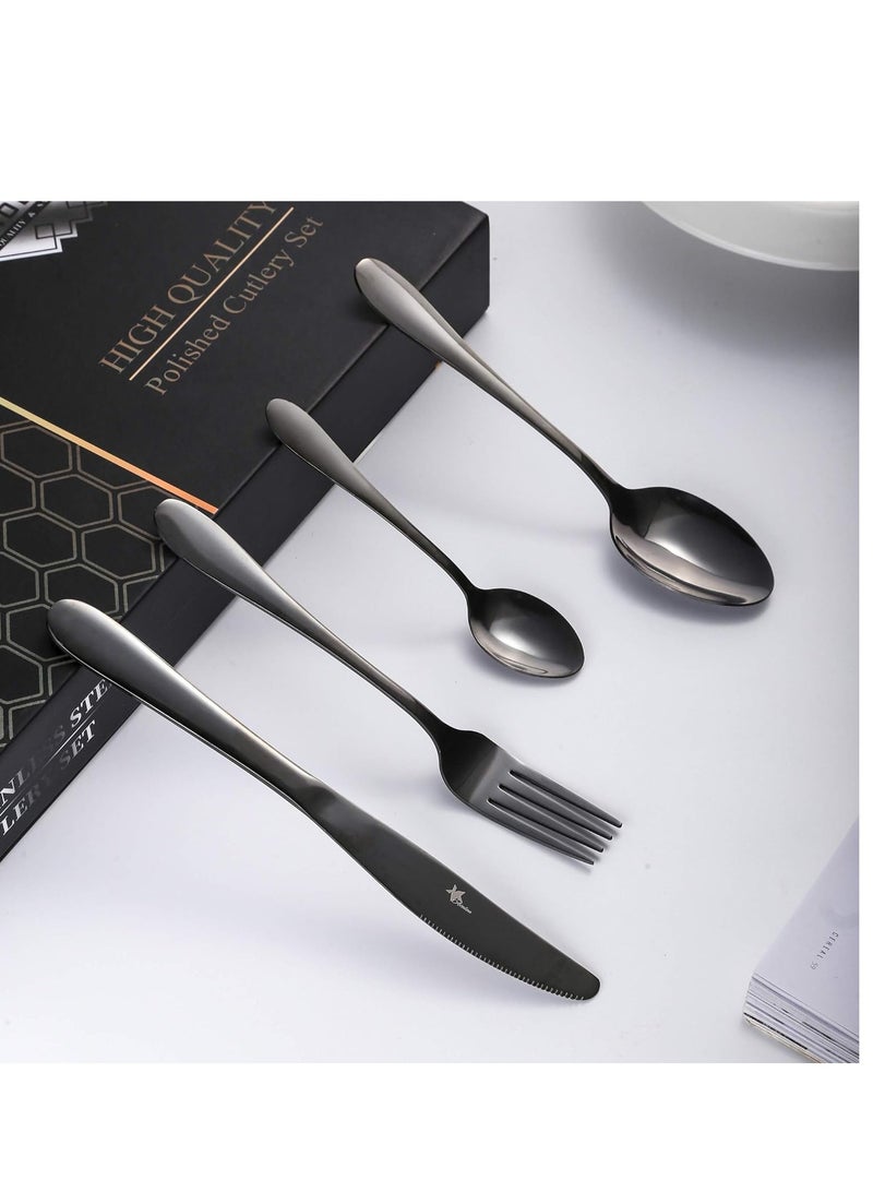 Y&D 24-Piece Steak Knife Fork Spoon Cutlery Gift Box Set  - Image 4