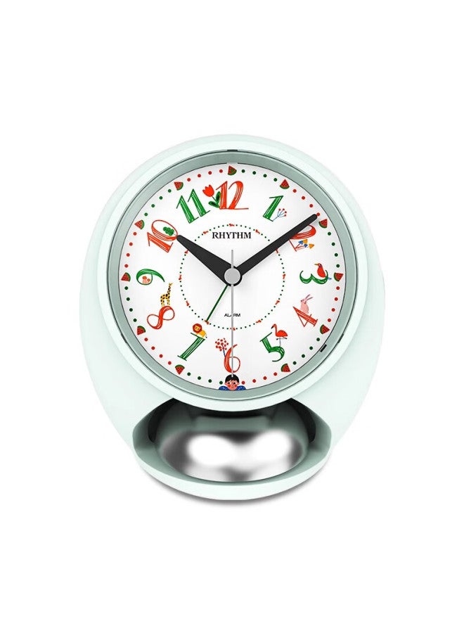 Rhythm High School Middle School Elementary Student Dedicated Silent Night Light Cute Alarm Clock Children Boys Simple Practical Wake-up Device Powerful Alarm Super Loud Cra862wr05 - Image 4