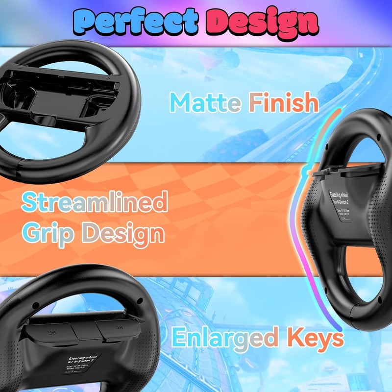 عجلة قيادة CloudValley متوافقة مع Nintendo Switch 2 Wheel - Image 5